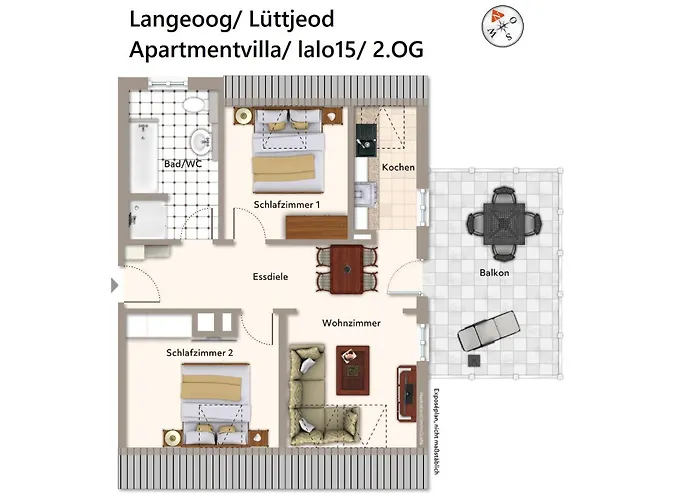 公寓 Luettjeod Apartmentvilla Luettjeod Apartmentvilla 15 *